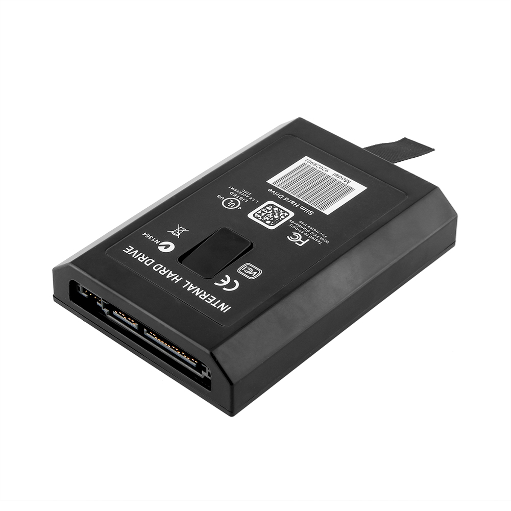 Black 60GB Internal Hard Drive Disk Kit for Xbox 360 Slim Console Game