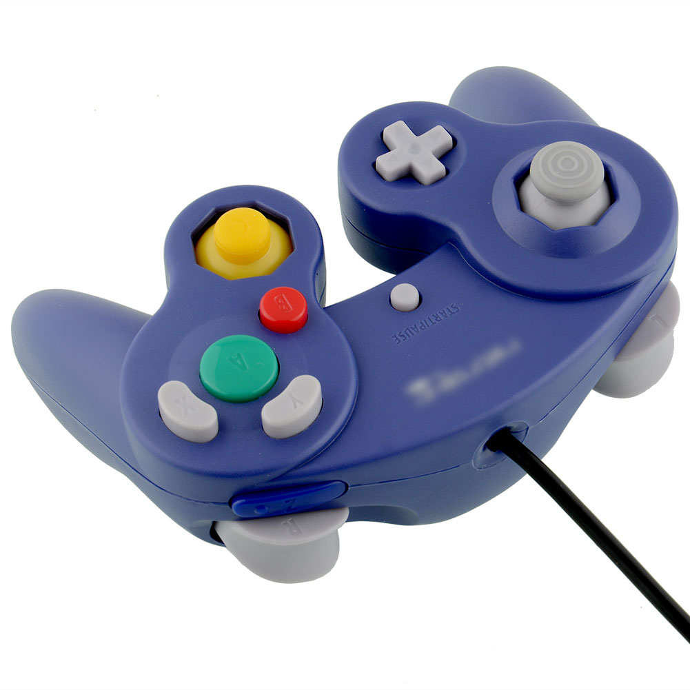 Blue Game USB Wired Controller Gamepad Joystick For Nintendo Gamecube