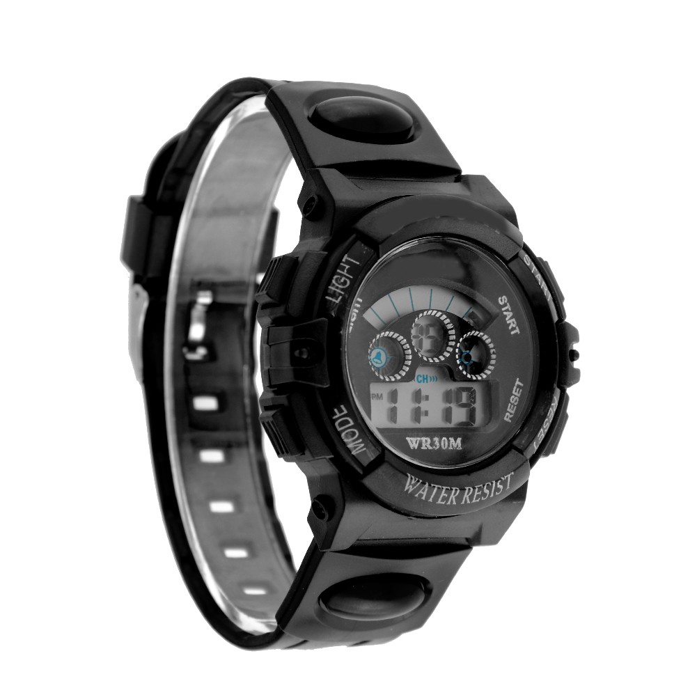 digital wrist watch with alarm