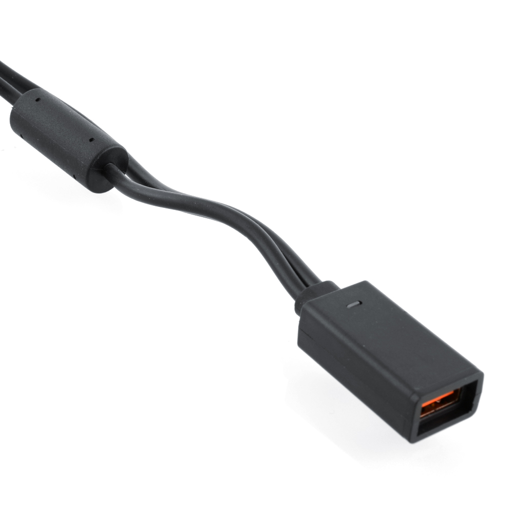 New AC Adapter Power Supply Cable Xbox 360 Kinect Sensor Black US Plug