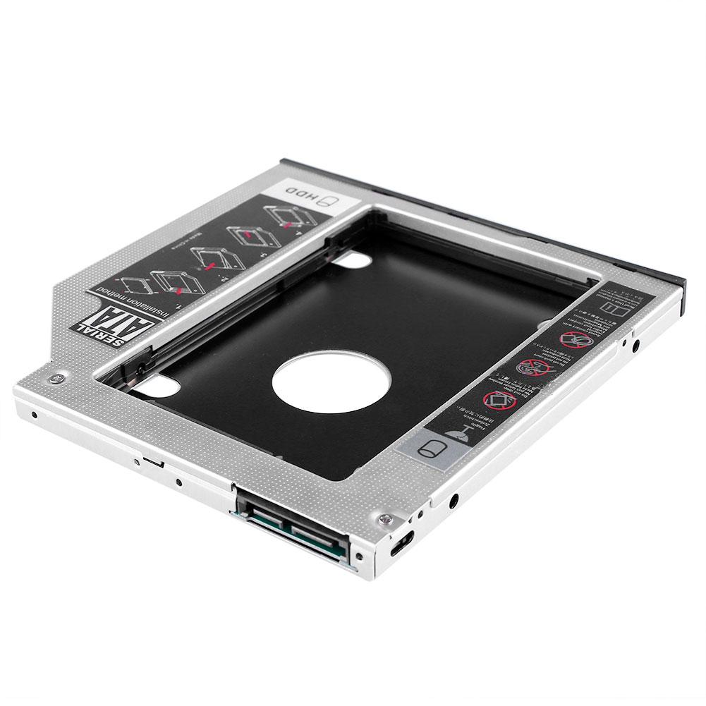 Hard Caddy CDROM 2nd HDD Optical Bay drive module for laptop DELL