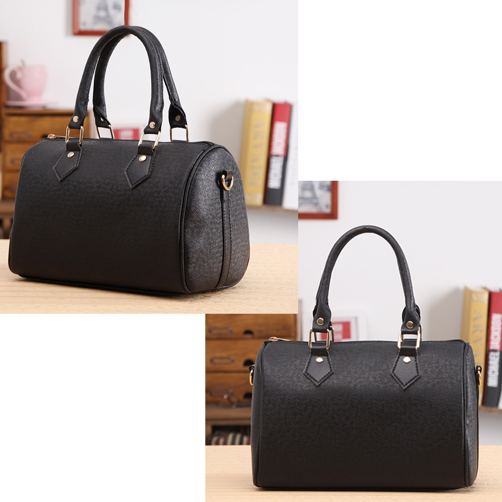 Women Zip PU Leather Korean Handbag Shoulder Messenger Crossbody Tote