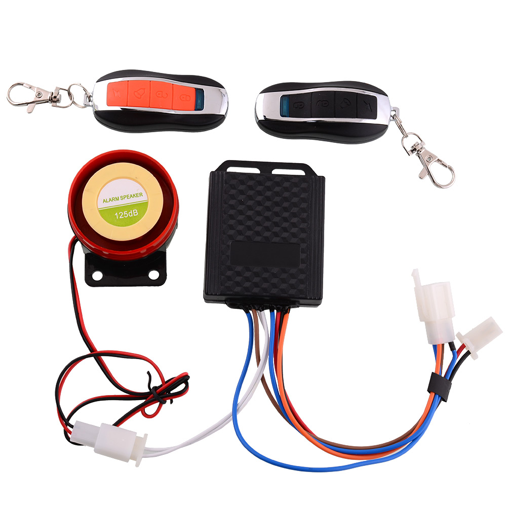 Motorcycle Bike Antitheft Security Alarm Immobiliser Sensor Remote