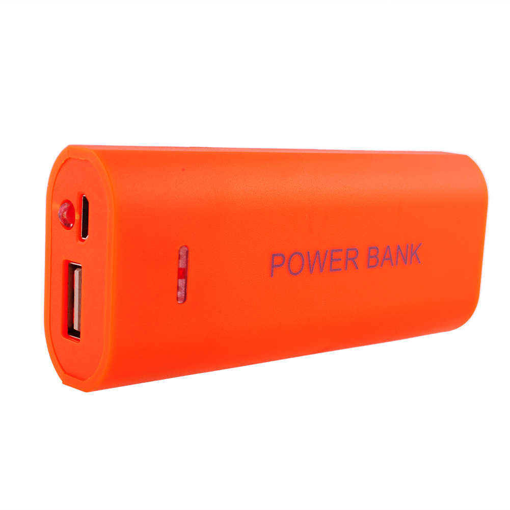 Colorful 5V Rechargeable USB Power Bank Pack 2pcs 18650 Battery DIY