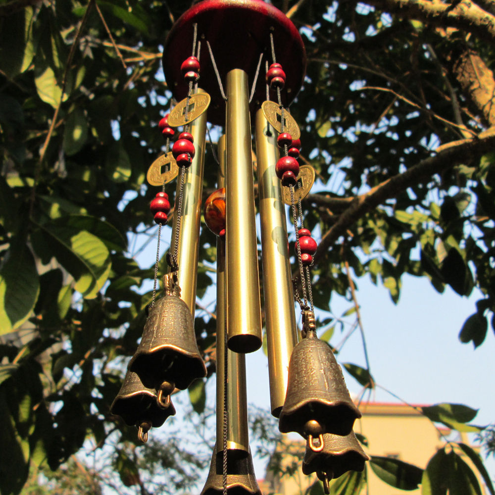 Antique Amazing Resonant 4 Tubes Windchime Church Bells Wind Chimes Home Decor eBay