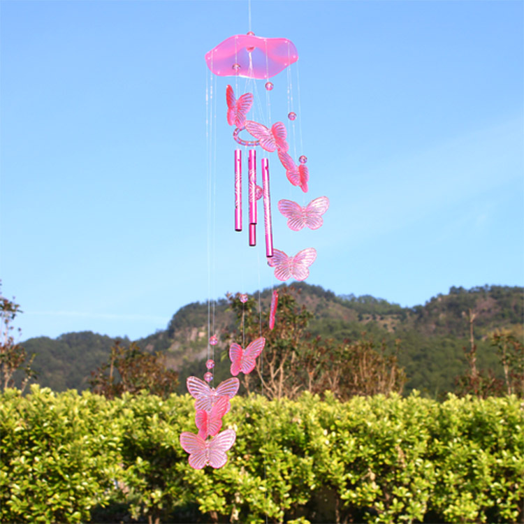 Crystal Erfly Wind Chime Bell Ornament Yard Garden Living Crystal Erfly Wind Chime Bell Ornament Yard Garden
