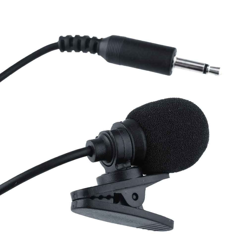 CLIPON Lapel Mic Microphone 3.5mm Plug MP4 Cellphone Desktop Notebook