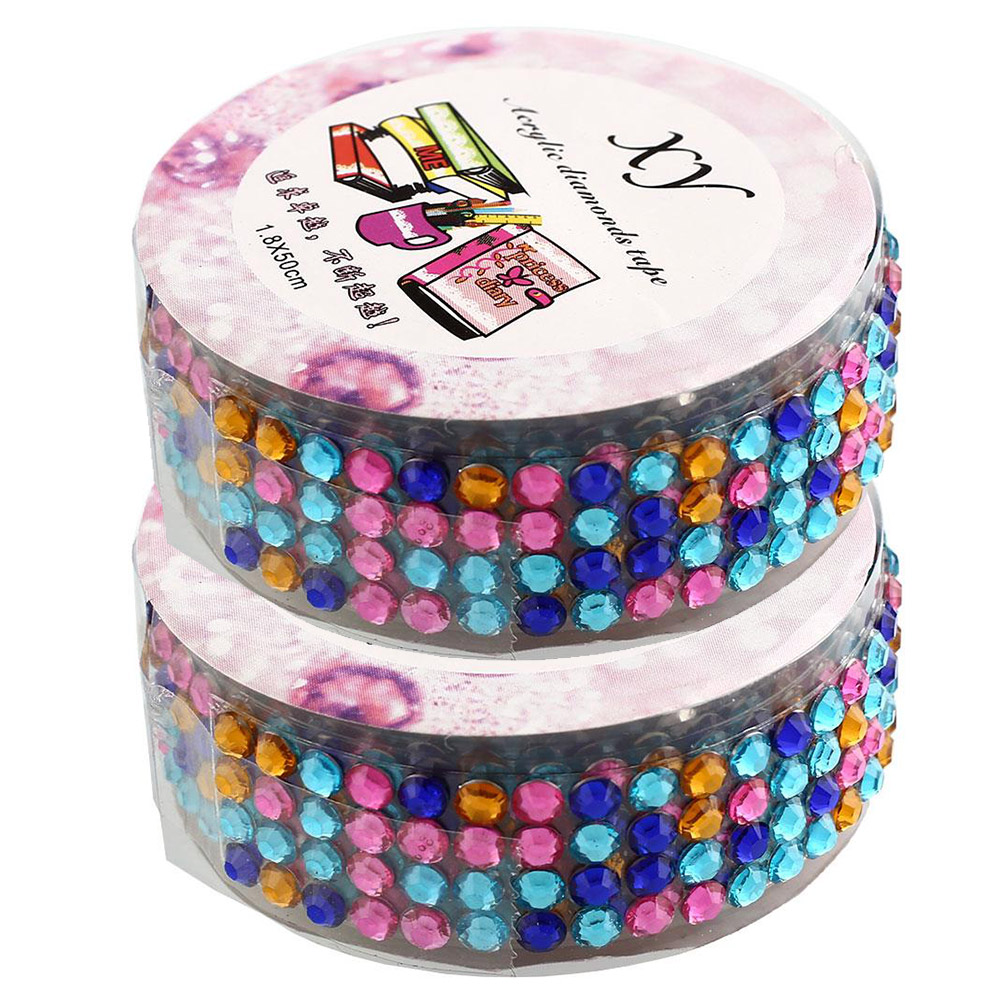 Self-Adhesive AS Acrylic Rhinestones Stick Crystal Sticker Tape Book ...