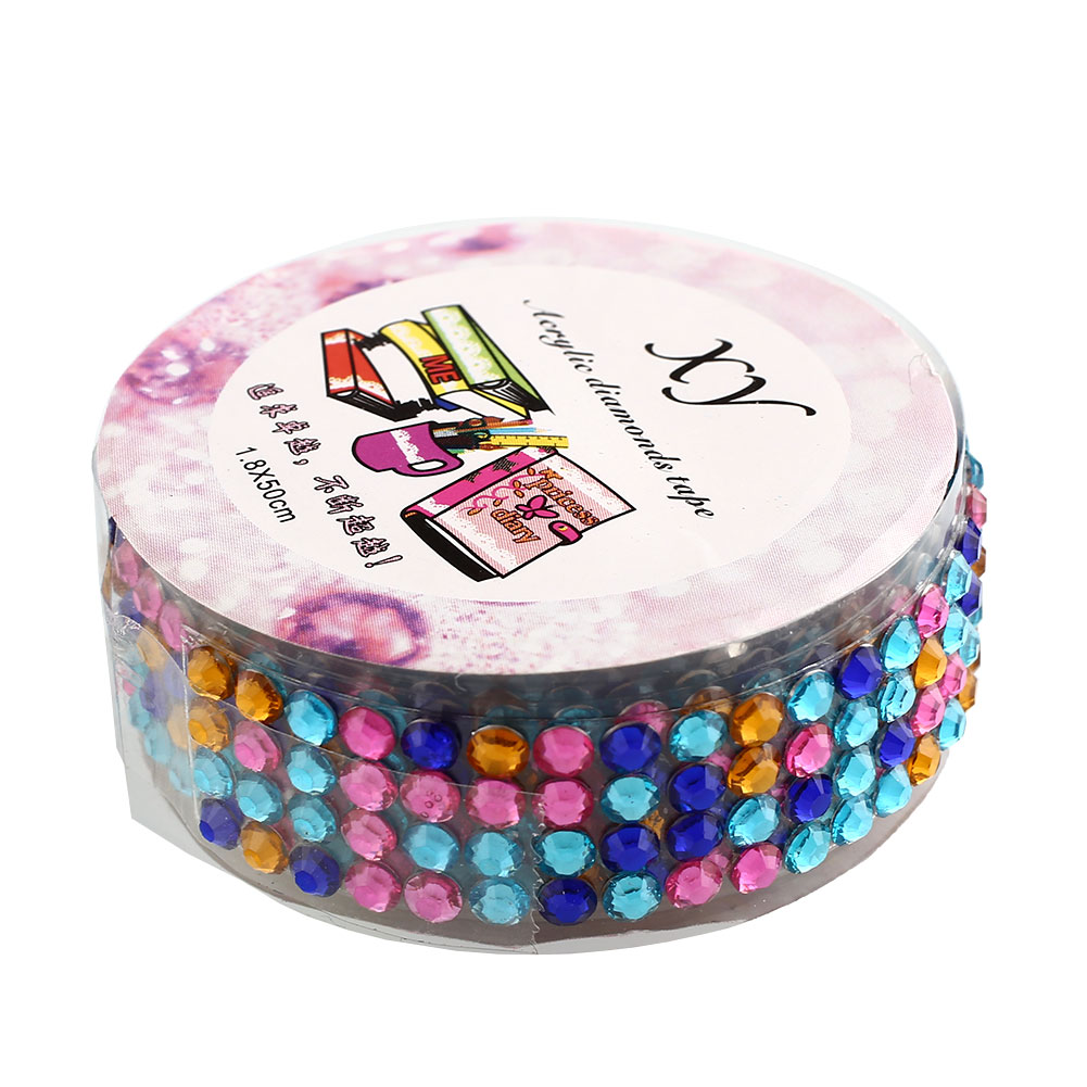 Self-Adhesive Acrylic Rhinestones Stick Scrapbooking Craft Sticker Tape ...