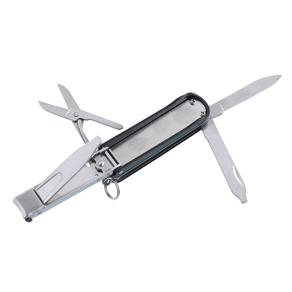 5in1 Mini Nail Scissors Knife Cutter Blade Stainless Steel Clippers