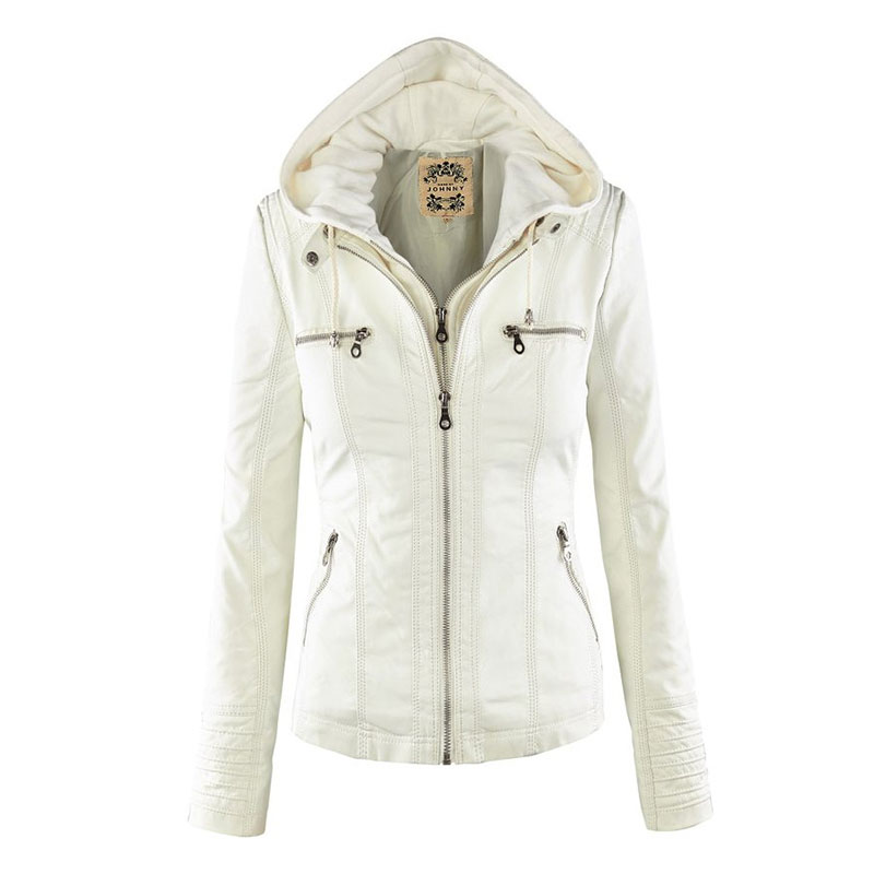 fashion pu leather hooded top blouse trench parka jacket overcoat coat ebay fashion pu leather hooded top blouse trench parka jacket overcoat coat ebay