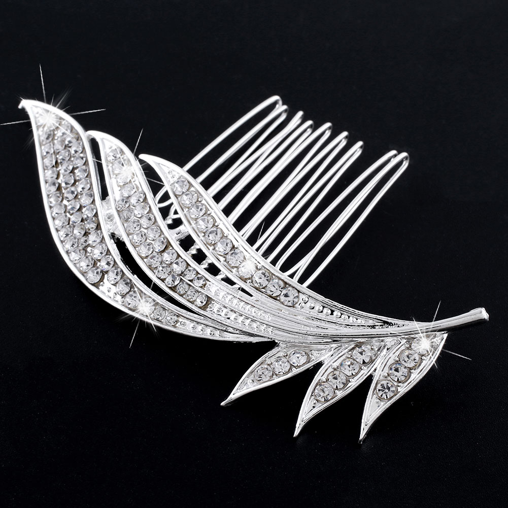 Shine Bride Diamond Hair Comb Prom Party Fancy Wedding Bridal Hair Clip