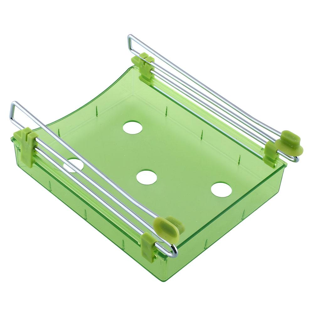 Slide Fridge Food Storage Shelf Freezer Refrigerator Rack Shelving
