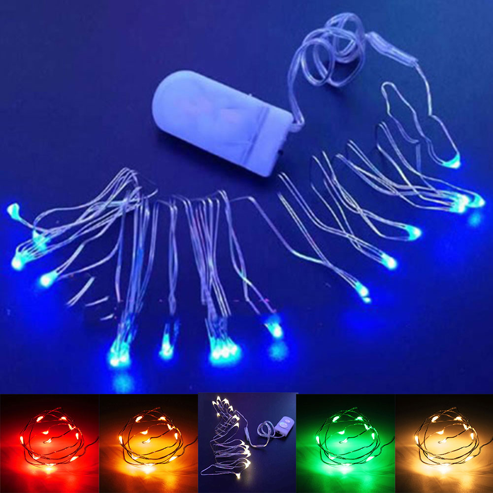 1M 10LED Copper Wire String Strip Fairy Lights For Holiday Christmas Waterproof eBay