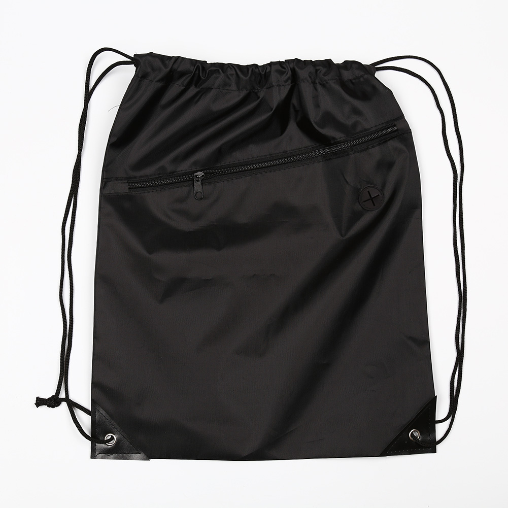 Drawstrings Backpack Tote Bag Drawstring Zipper outdoor travelling unisex