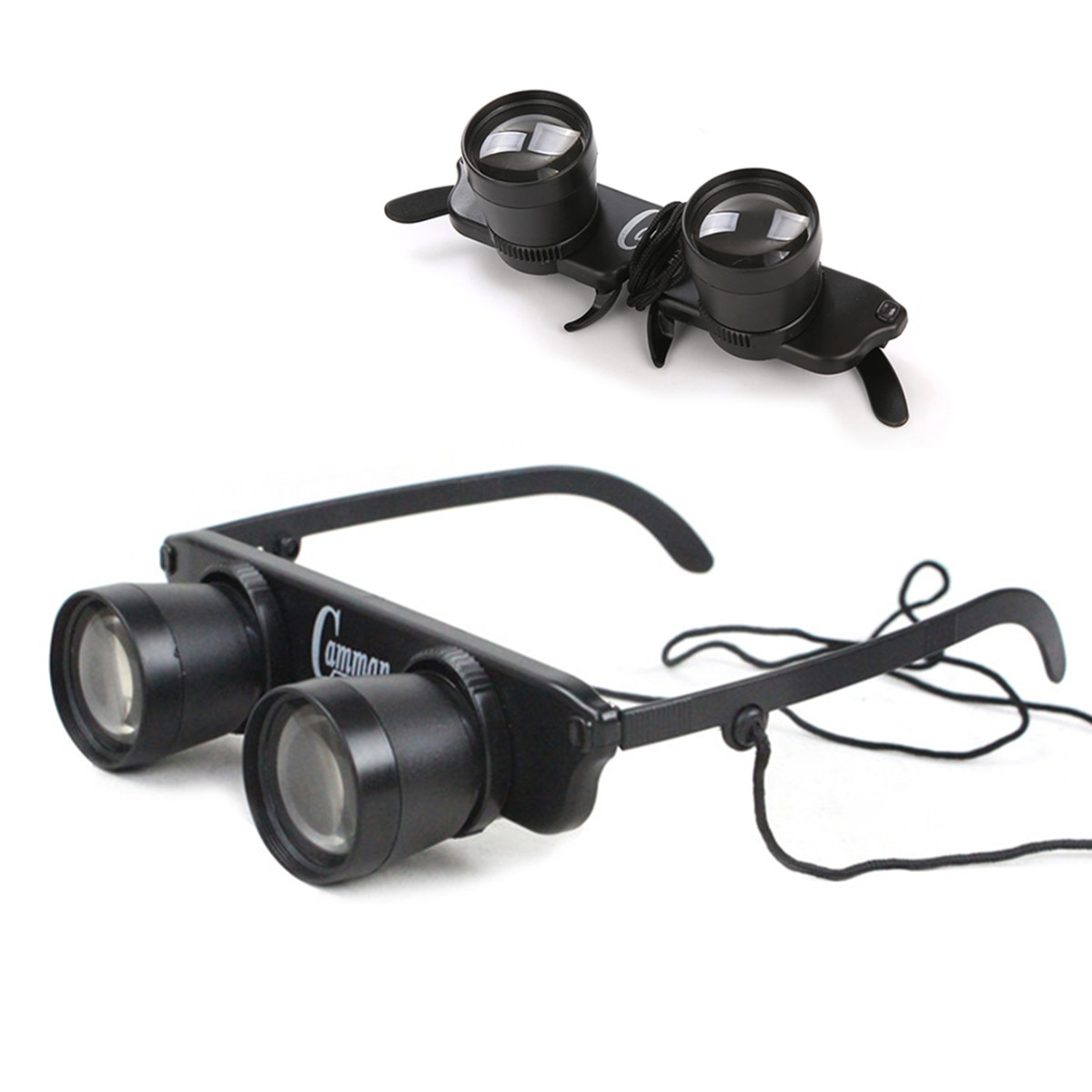 4990 3x28 Glasses Style Telescope Magnifier Fishing Binoculars Watching Bird